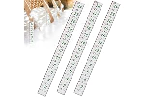 Attic Measuring Rulers - Attic Insulation R-Value Ruler,Thick Card Stock,25 inches,for Ceiling Insulators Insulation (200 per