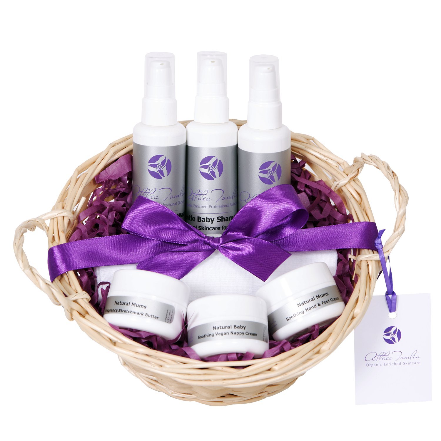 Organic new mum gift set with Green Parent award winning paraben free baby products