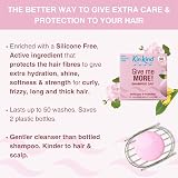 KinKind Give me MORE Shampoo Bar for Curly Damaged Frizzy Hair 50g UK Made view 2