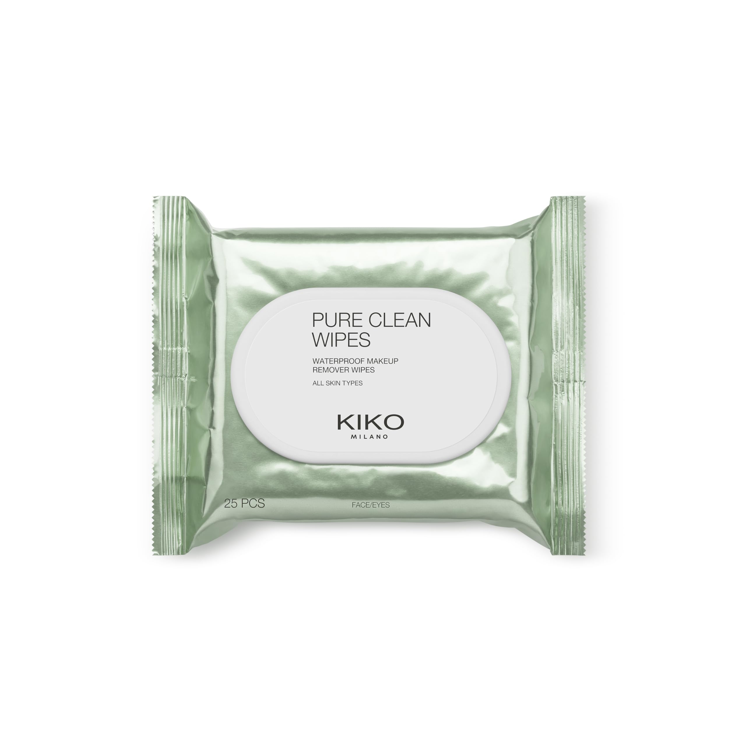 KIKO Milano Pure Clean Wipes, Make-Up Remover Wipes For The Face, Eyes And Lips