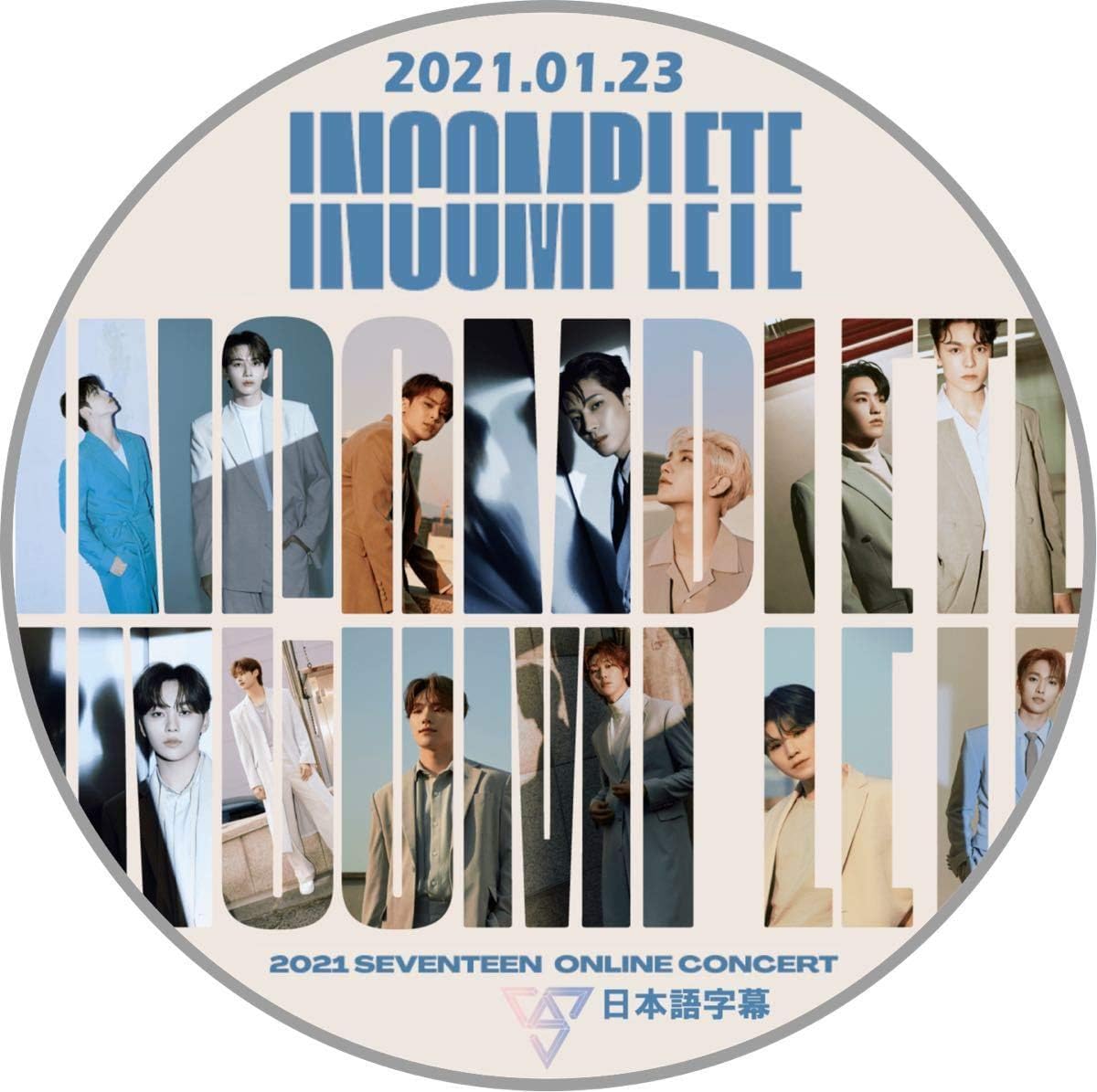 Amazon 21年 Seventeen ライブ Online Concert Incomplete Dvd セブチ 日本語字幕 ライブ おもちゃ おもちゃ