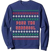 Pass The Gabagool Ugly Christmas Sweater Italian Xmas Sweatshirt