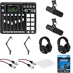 Rodecaster Pro II and (2) SM7B Cardioid Dynamic
