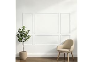 VEVOR Wall Molding 3 Pack, Wainscoting Panels Kit, Lightweight Paintable Polystyrene, Easy to Install Accent Wall Trim for In