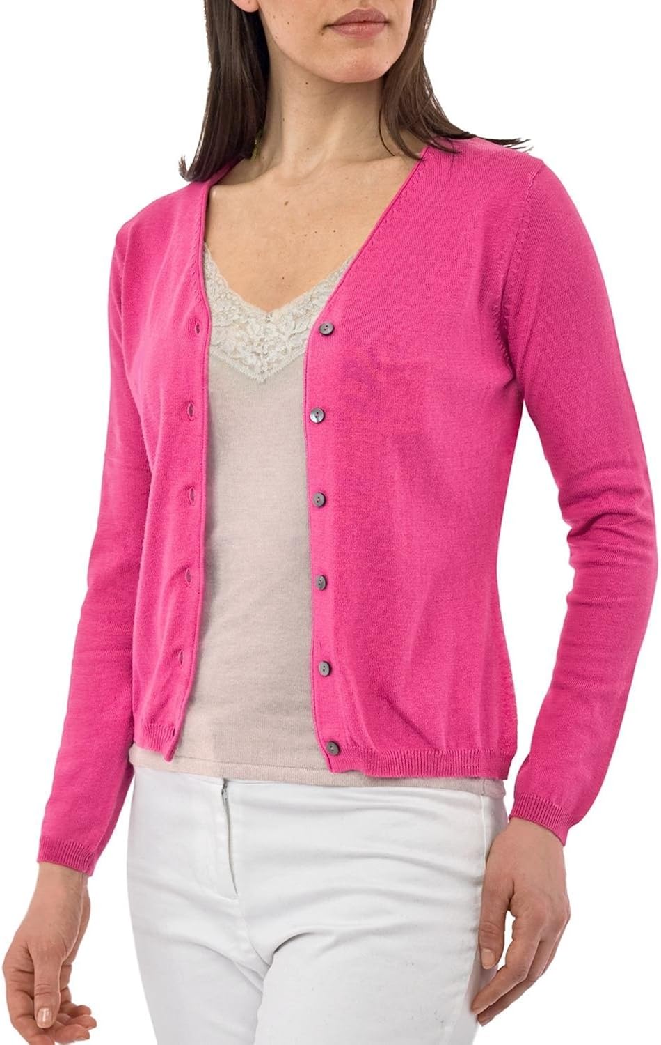 woolovers cotton cardigan
