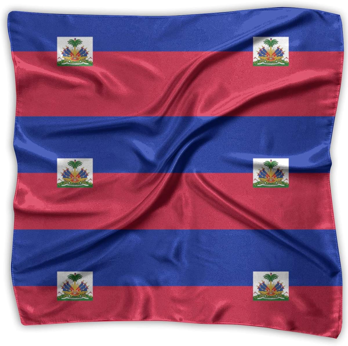 CYEfuzhuang Square Scarf Haitian Flag Square Scarves Neck Hair Head Scarf