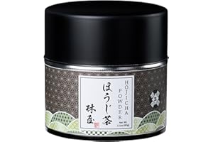 京はやしや HAYASHIYA Hojicha Powder, Kyoto Uji, Japanese Roasted Green Tea Latte Powder, Low caffeine (60g / 2.1oz)