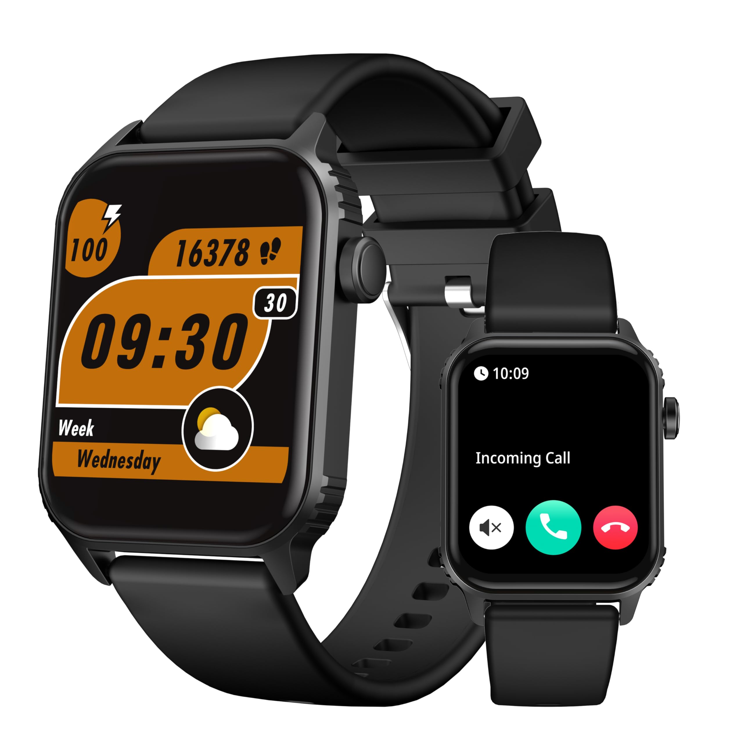 DigiKuber Smart Watch with Phone Calls, Bluetooth Call, Waterproof Fitness Tracker with HR SpO2 Sleep Monitor Message Reminder for Android iOS