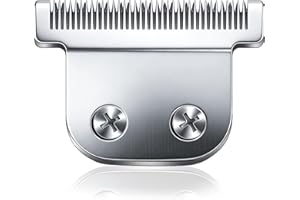 AUDOC 02144 Detachable T Blade Compatible with Wahl Replacement Blade for Trimmers 9864/9864SS/9686/9818A/9854L/9876L/9854 /WSS3L/SS2L (Silver)