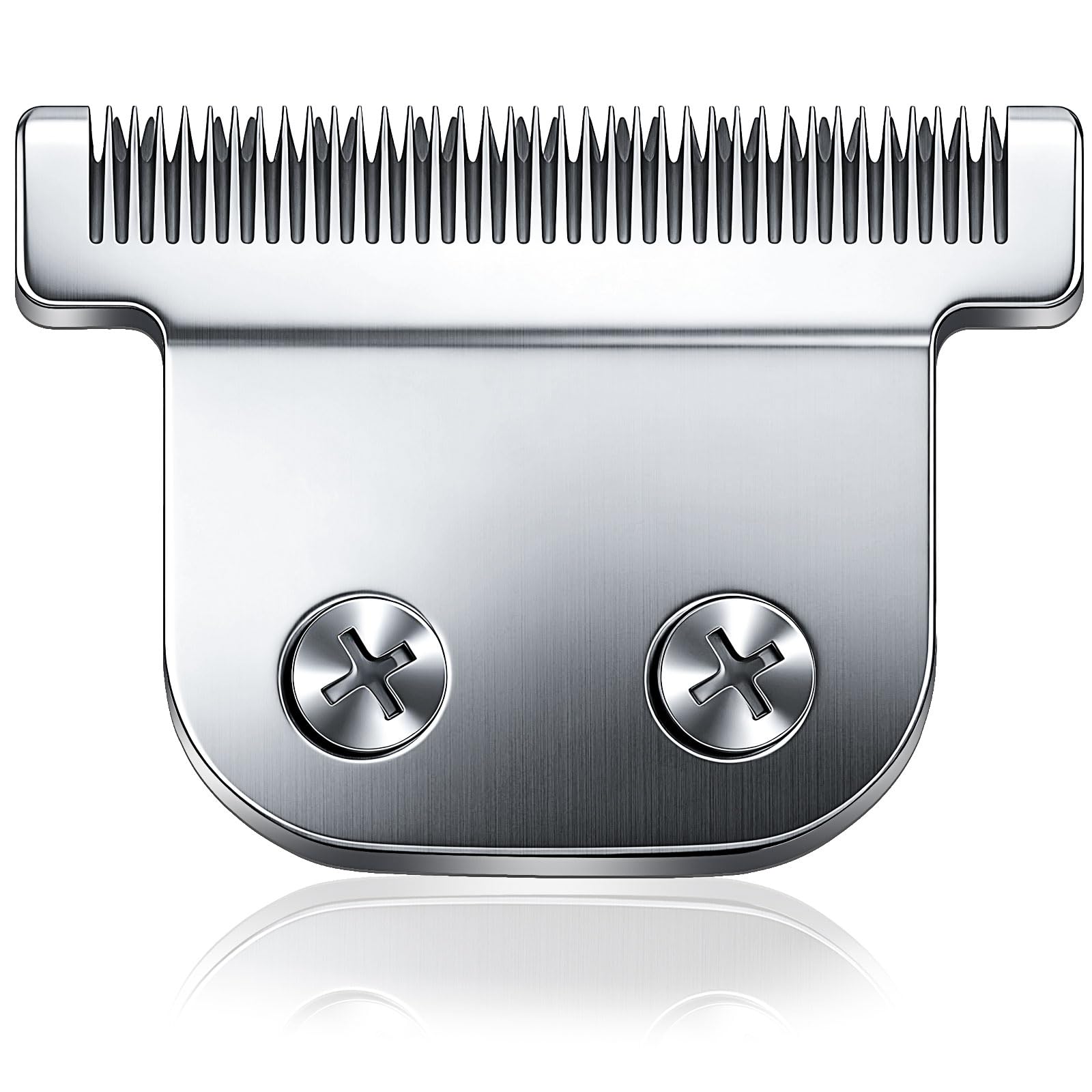 Photo 1 of 02144 Detachable T Blade Compatible with Wahl Replacement Blade for Trimmers 9864/9864SS/9686/9818A/9854L/9876L/9854 /WSS3L/SS2L (Silver)