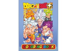 COLORING BOOK: 50+ High-Quality Coloring Pages for Kids ages 4-12, Boys, Fans and Adults - Great Gifts