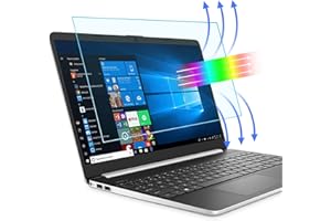 LILIONGTH 2 Pack 15.6 Inch Anti Blue Light Screen Protector for HP Laptop 15.6"/HP Pavilion 15.6/HP Envy x360 15.6/ProBook 15.6/EliteBook 15.6/OMEN 15.6, Anti Glare Blue Light Laptop Screen Protector 15.6 inch