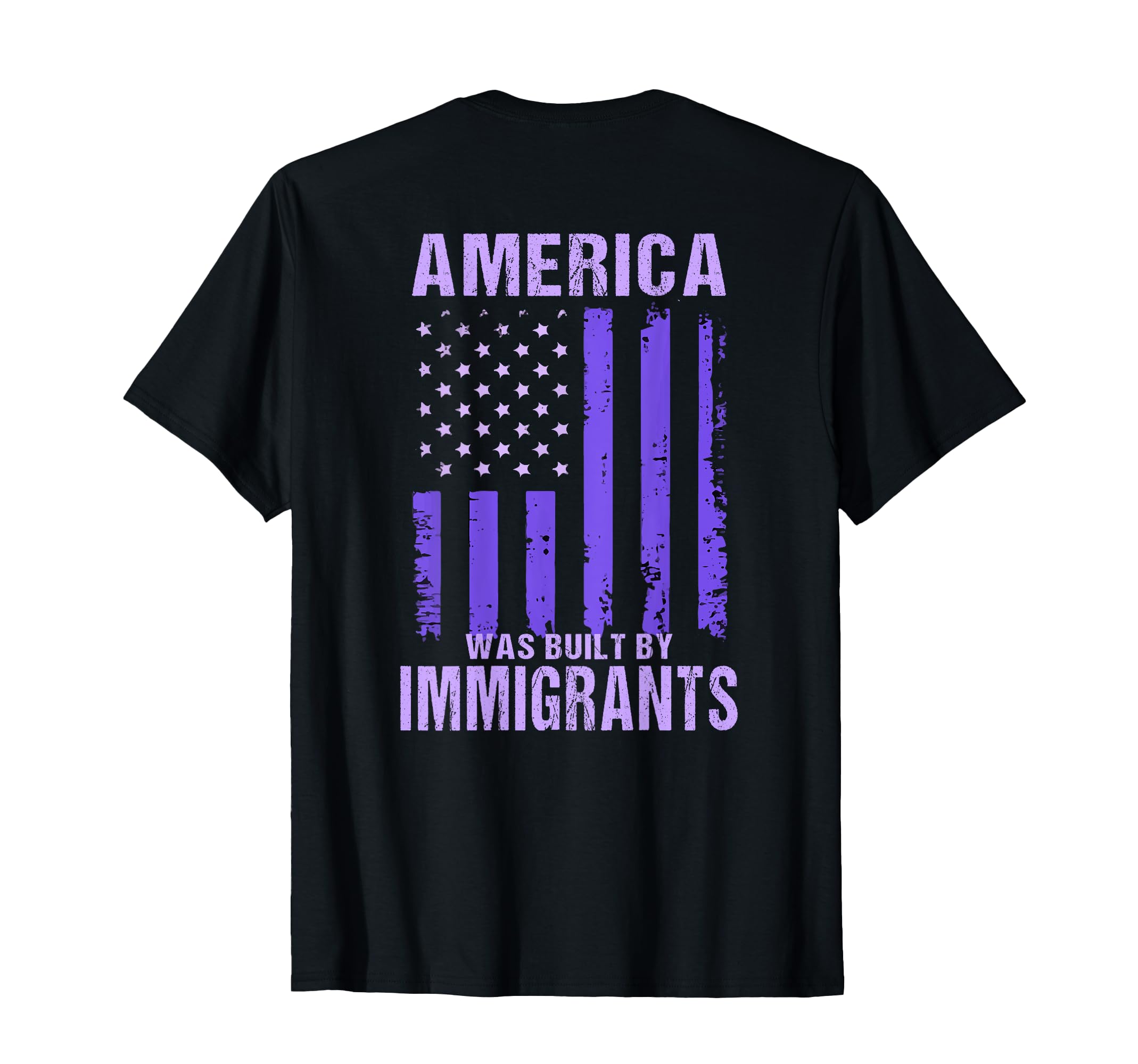 Photo 1 of (On Back) America Was Built by Immigrants Immigration Tshirt T-Shirt