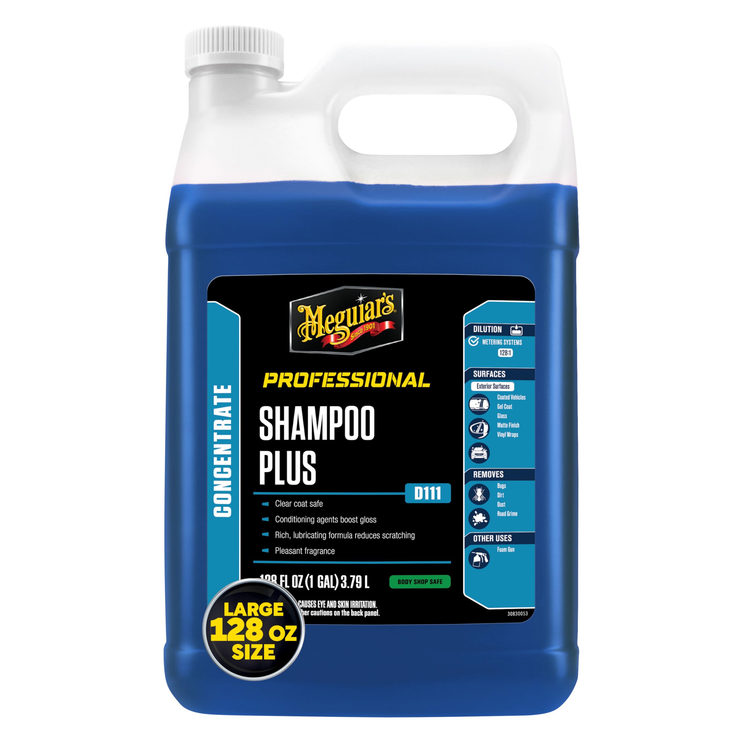 Meguiar's D11101 Detailer Car Shampoo Plus 3.79L car wash