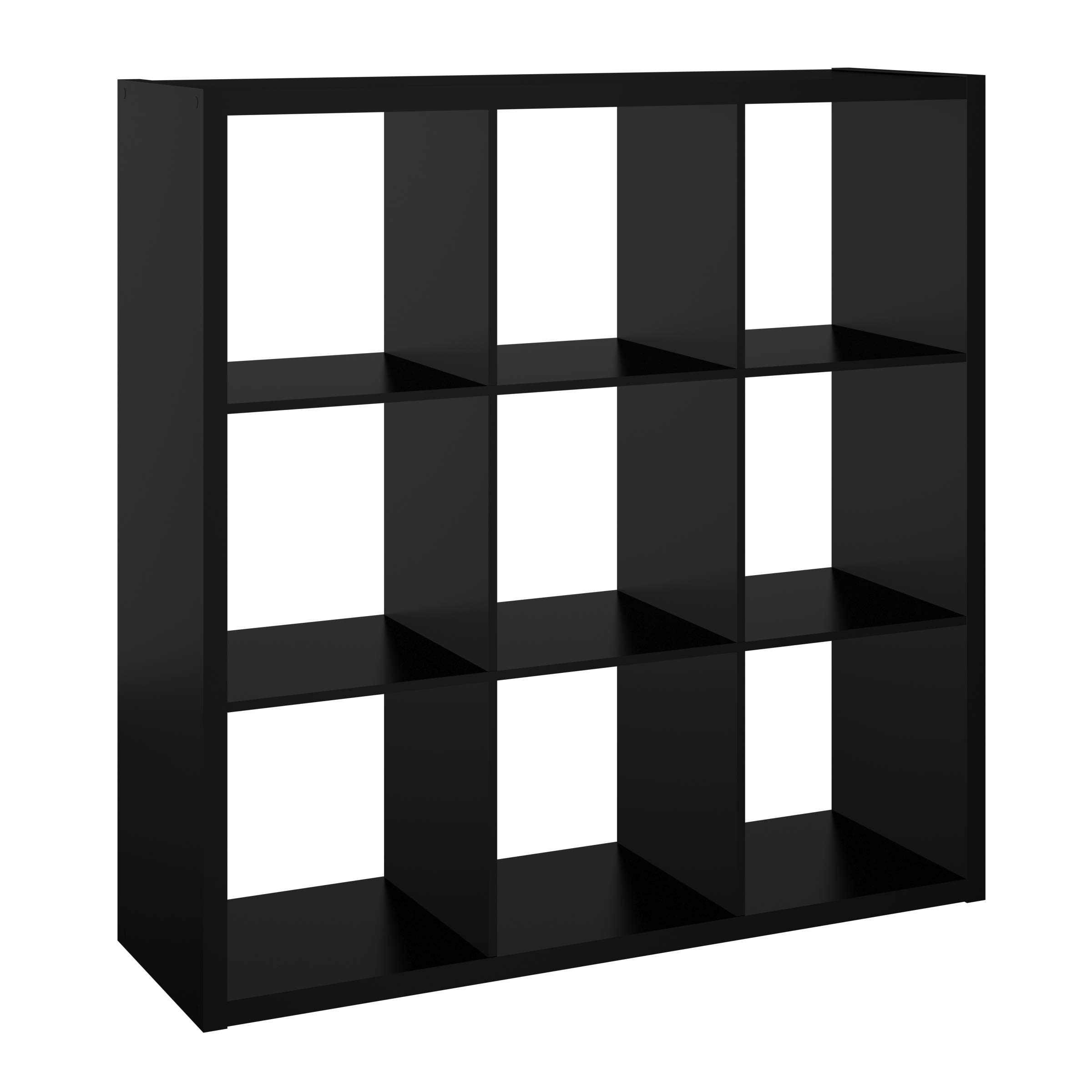 Photo 1 of ClosetMaid 4593 Decorative Open Back 9-Cube Storage Organizer, Black