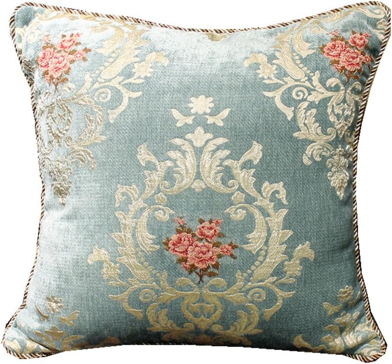 DW HCKK Sofa pillow cushion covers European-style Palace car pillow Office cushions-D 40x60cm(16x24inch) VersionA