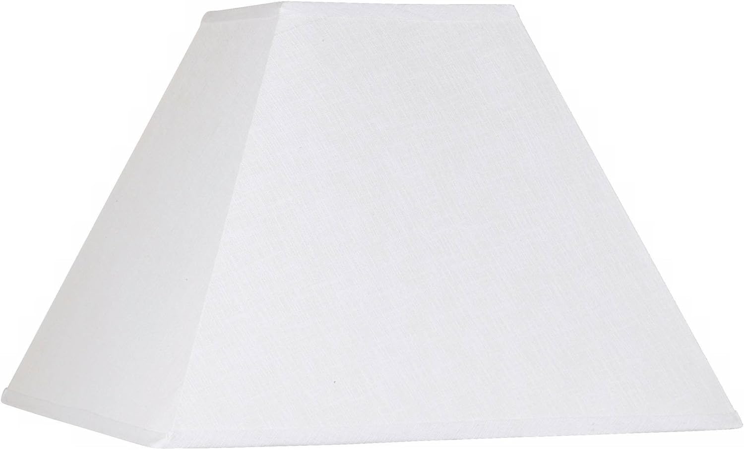 White Linen Square Lamp Shade 7X17x13 (Spider), Lampshades Amazon Canada