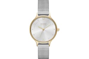 Skagen Anita Women's Watch with Stainless Steel Bracelet, Mesh or Leather Band