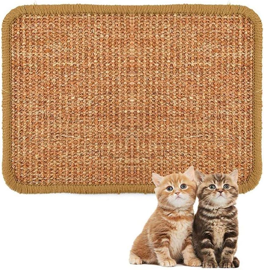 Natural Sisal Cat Scratching Post Mat, Tough Cat Scratching Mat, Anti