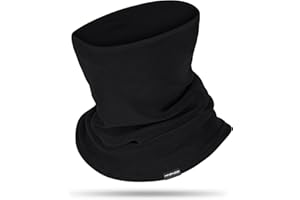 GXCROR Winter Neck Warmer Fleece Neck Gaiter for Skiing Motorcycle Bike Jogging Running Outdoor Sports for Men & Women