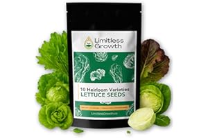 Lettuce Heirloom Varieties Seed Pack | 10 Varieties of Lettuce Seeds for Planting | Diverse Salad Garden, Perfect for Canadia