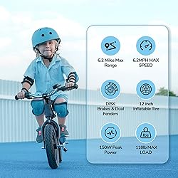iSintek 2-in-1 Electric Bike for Kids Ages