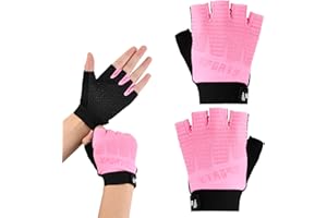 Kids Half Finger Cycling Gloves, Mittens Shockproof Sports Training Fingerless Gloves, Breathable Non Slip Sports Training UV