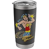 Wonder Woman Spinning Stainless Steel Insulated Tumbler