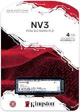 Kingston NV3 4TB NVMe PCIe 4.0 M.2 2280 SNV3S/4000G SSD view 3