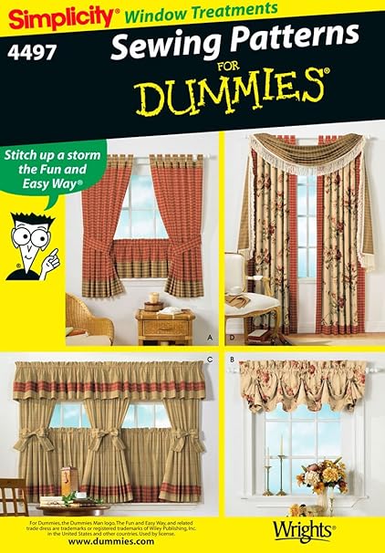 Amazon Com Simplicity Sewing Pattern 4497 Home Decorating One