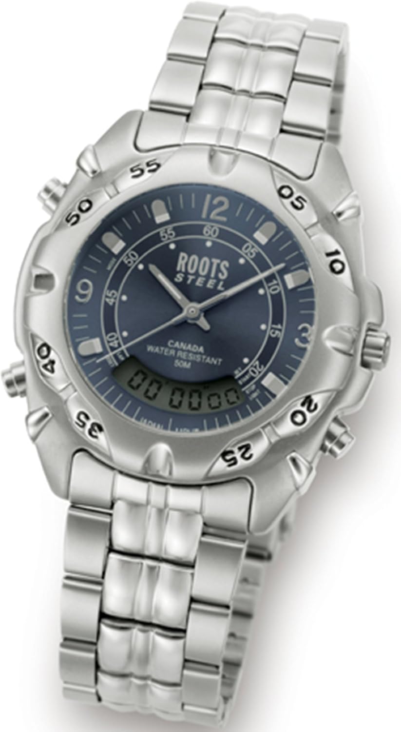Roots Men's Trans Canada Watch R174XBLU Roots Amazon.ca Watches