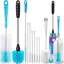 Amazon.com: 2 Pieces Decanter Cleaning Brush Bottle Cleaner Brush  
