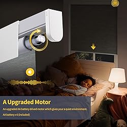 CITOLEN Motorized Blinds with Valance Cover