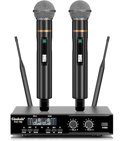 Amazon.com: Gimkuls Wireless Professional Microphone System