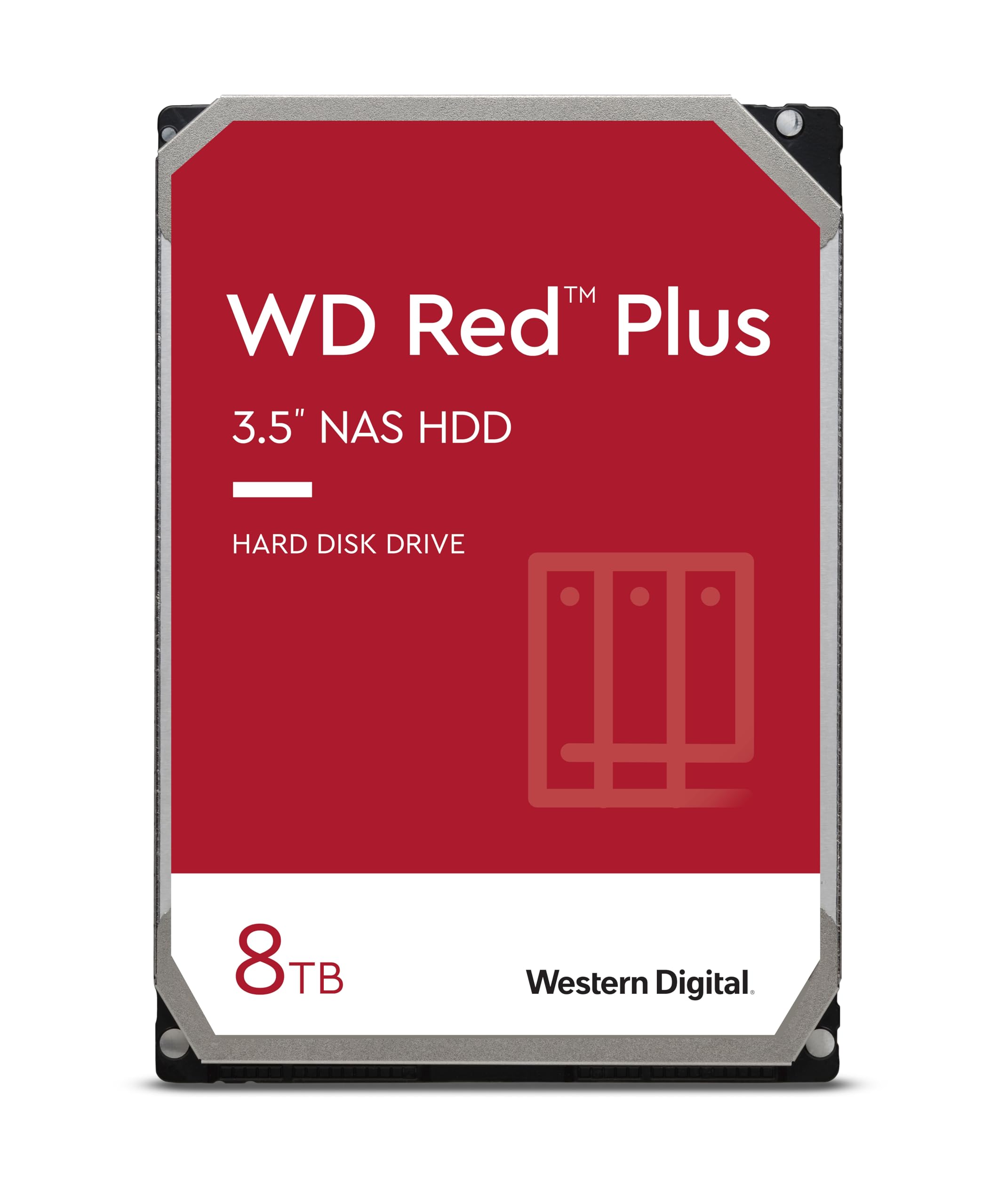 WD Red 8TB 3.5 Inch NAS Internal Hard Drive - 5400 RPM - WD80EFAX