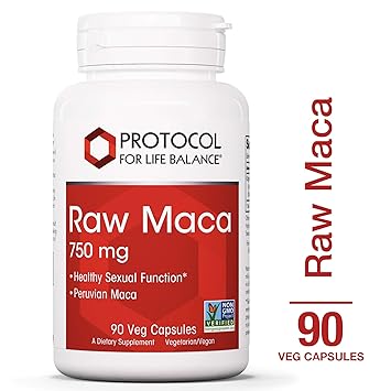 Protocol For Life Balance - Raw Maca 750mg - Supports Healthy Sexual Function, Energy Boost