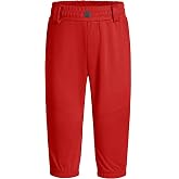 MIVEI 2T 3T 4T 5T to 16Years Toddler Baseball Pants Youth Boys Tball Pants | Kids T Ball Pants, Girls' Softball Pants, Knicker Baseball Practice Pants with Drawstring, Double-Knee, Belt Loops, UPF 50+