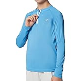 Ewedoos UPF50+ Boys Swim Shirt Rash Guard Long Sleeve Quick Dry Sun Shirts Kids Boys Fishing Shirt for Summer Outdoor