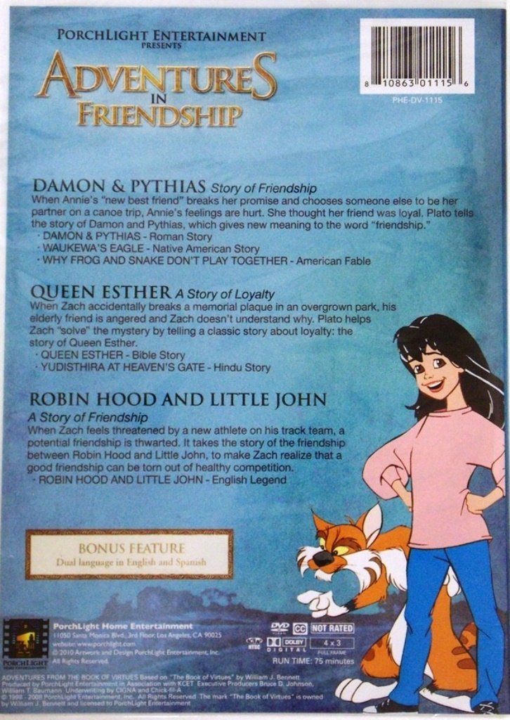 pix Book Of Virtues Tv Show adventures from the book of virtues friendship