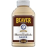 Beaver Brand Deli Horseradish Sauce, Creamy Mild Heat, 12 oz | Deli horseradish sauce, creamy with mild heat for roast beef, sandwiches &amp; dips. Gluten-free. Made in the USA since 1929.
