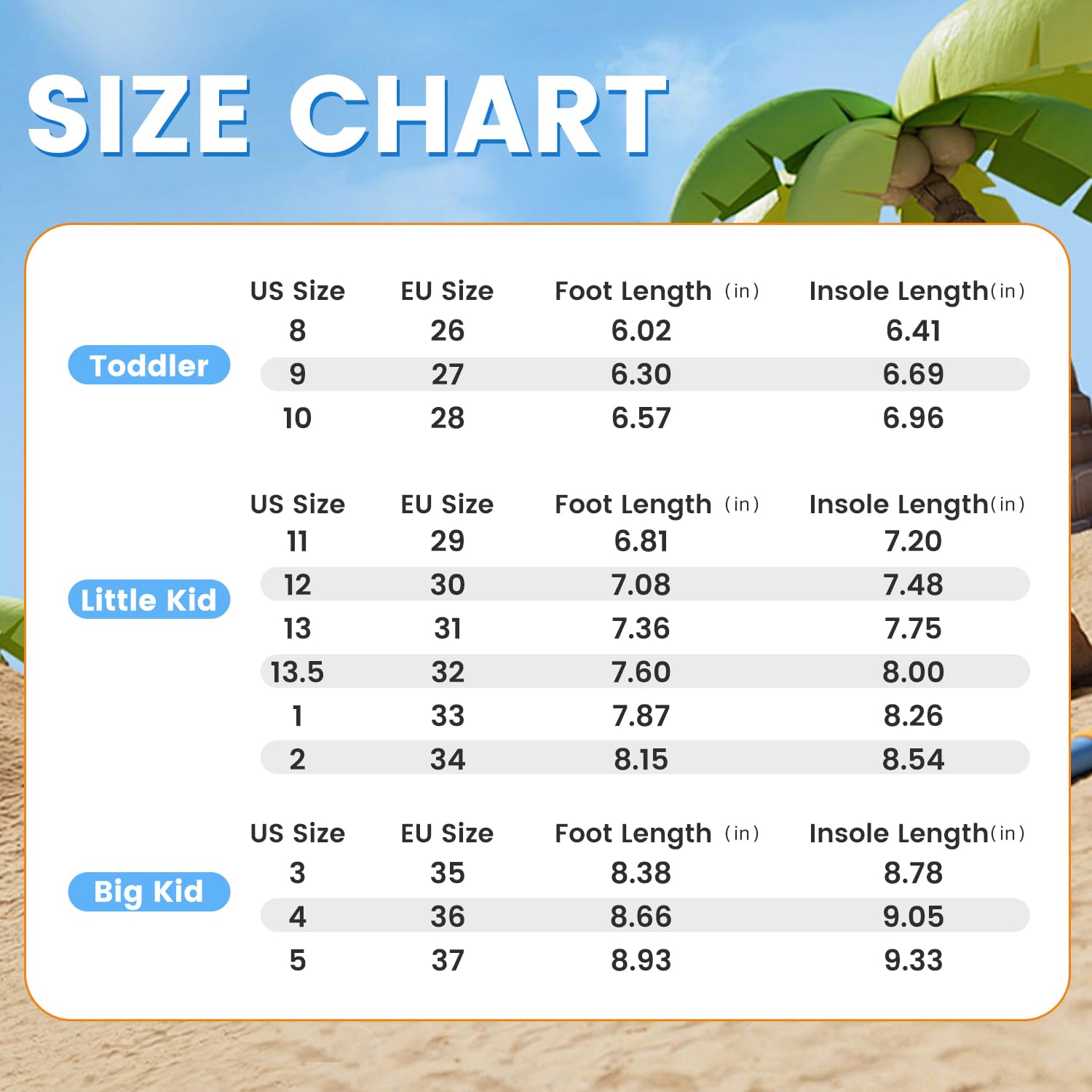 vibdiv Boys Girls Sandals Open-Toe Summer Outdoor Unisex Child Sport Sandals Athletic Lightweight(Toddler/Little Kid/Big Kid)