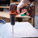 BLACK+DECKER 18 V Cordless 2-Gear Combi Drill Kitbox 2x1.5Ah Batteries view 3