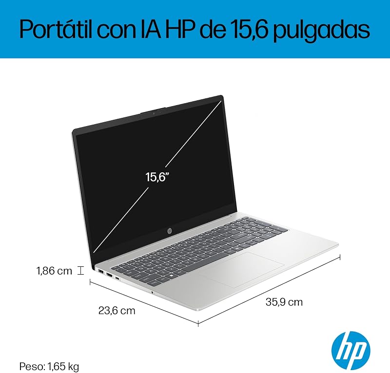 15-fd1015nsx - Ordenador portátil 15,6" FHD (1920x1080), Intel Core 7