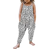 Kislio Toddler Baby Girls Jumpsuit One Piece Mermaid Romper Sleeveless Strap Summer Outfits Pockets Clothes 1-6 Years