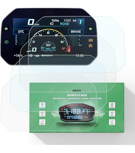 Speedo Angels Proteggi Schermo Per BMW R1250 GS (2018+) – 2 Trasparenti + 2 Anti Riflesso - 3