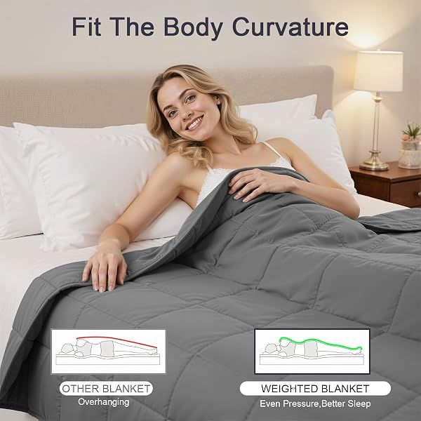 XVCAS WEIGHTED BLANKET FOR ADULTS – 15LBS 48″X72″ COOLING HEAVY BLANKET FOR 120-160LBS WITH PREMIUM GLASS BEADS – SOFT THICK BIG BLANKETS FOR ALL-SEASON SLEEPING COMFORT BREATHABLE（GREY）