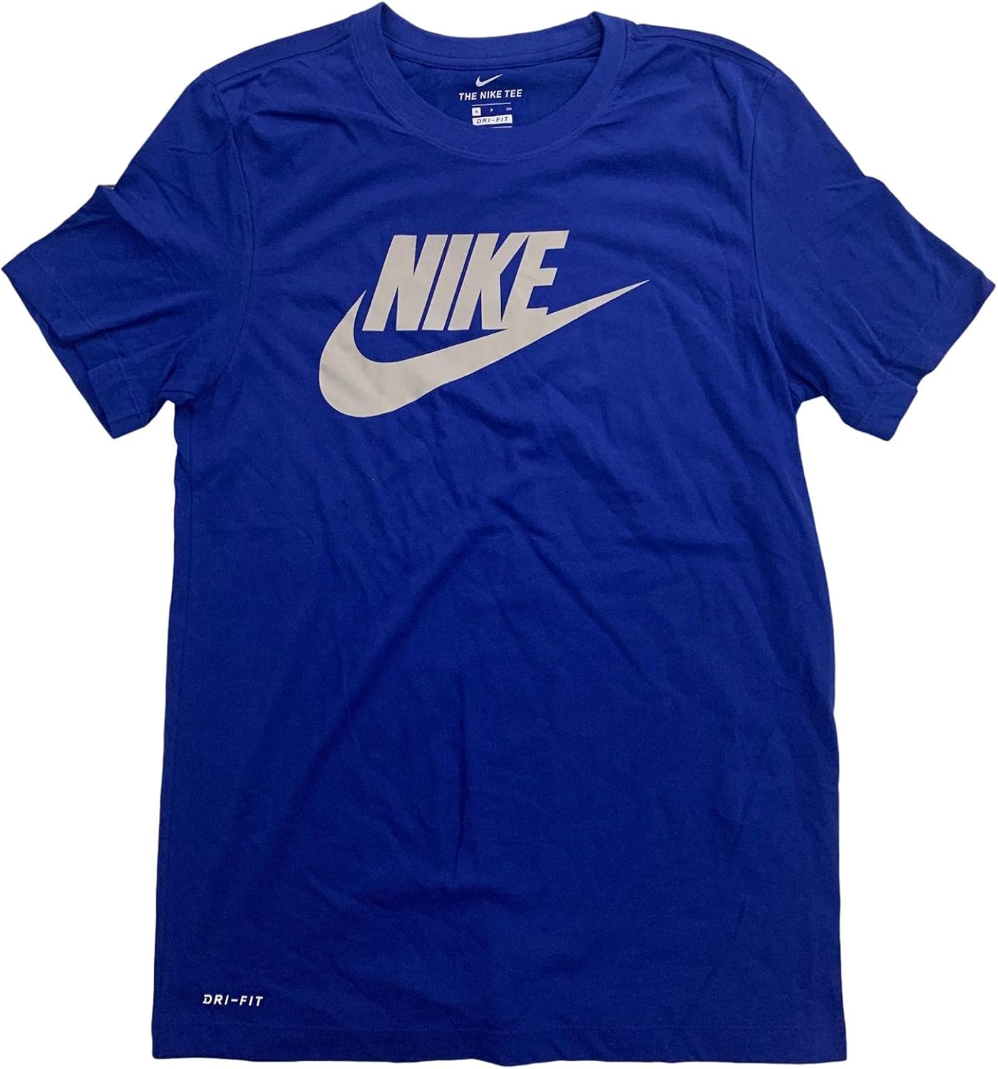 Nike Sportswear Men's Graphic T Shirt (Blue/Gray/IconFutura, XXLarge