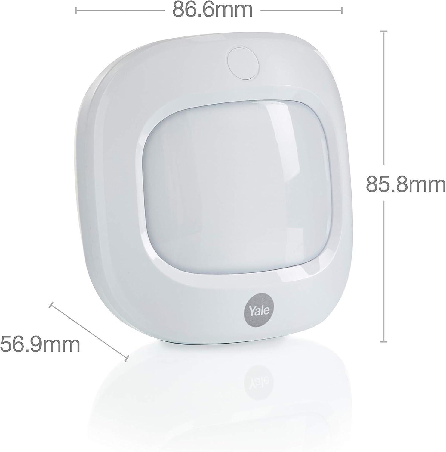 Yale AC-PIR Sync Alarm Motion Detector - Sync Alarm Accessory - 200m range, White - Image 4