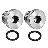 uxcell Stainless Steel Inner Hex Head M16x1.5 Pipe