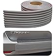 Rubber Bond DIY Car Bumper Protectors - 4in x 12ft Strong Self-Adhesive Rubber Bumper Guards for Cars - Anti-Scratch - Car Protection Strips (Grey)